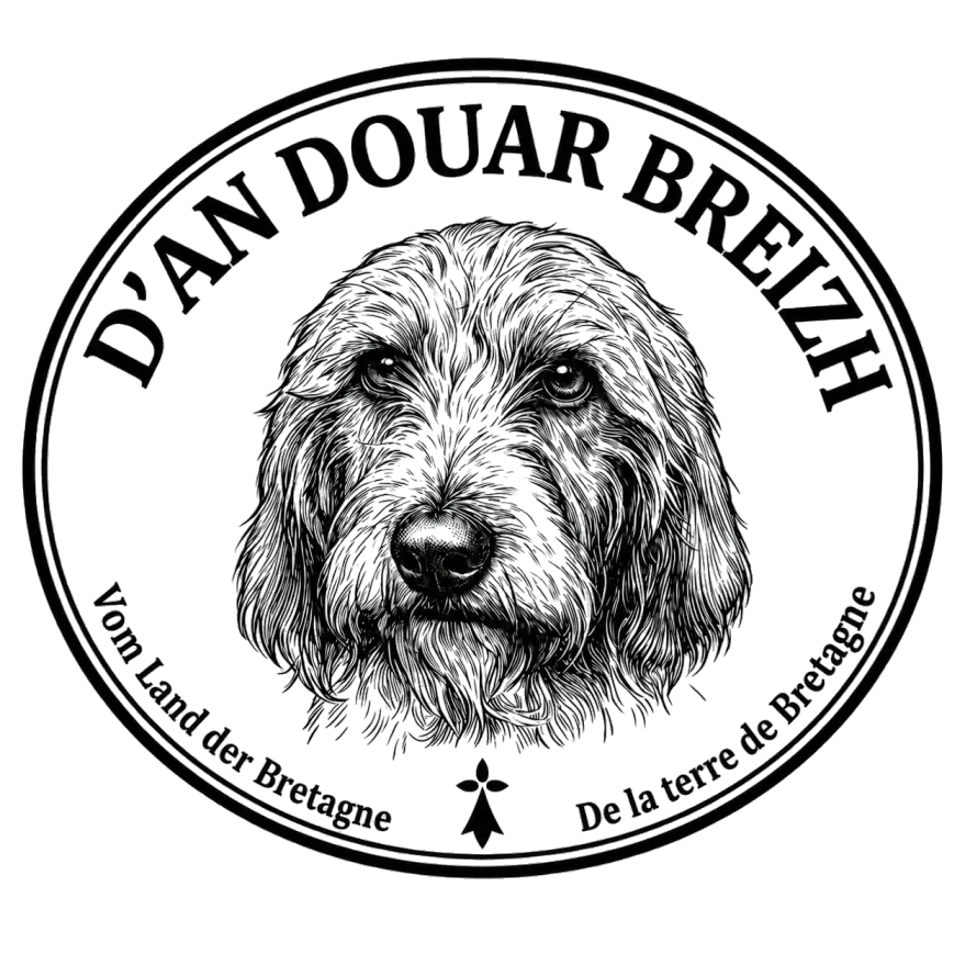 Logo-Siegel der Zucht D'an douar Breizh — Basset Fauve de Bretagne